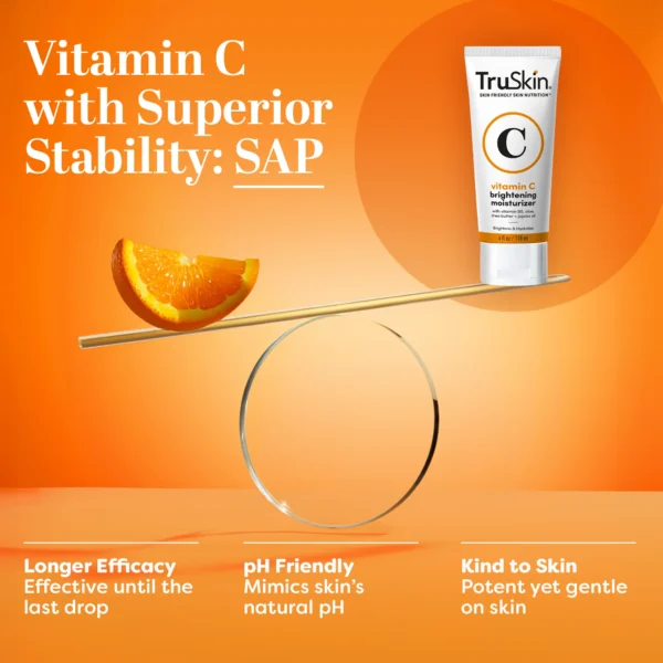 TruSkin Vitamin C Brightening Moisturizer – Antioxidant-Rich Face Cream for Radiant Skin - Image 4