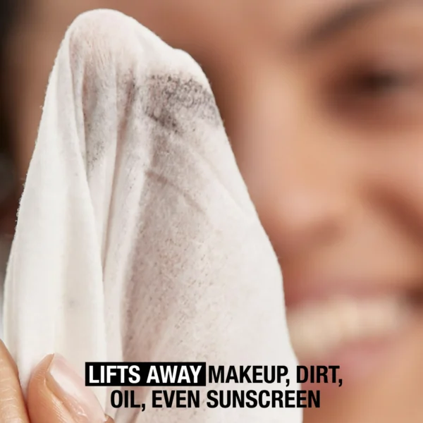 Neutrogena Makeup Remover Cleansing Towelettes – Daily Facial Wipes for Effective, Gentle Makeup Removal - Image 4