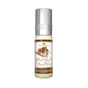 Al-Rehab Choco Musk Concentrated Perfume Oil – Unisex Roll-On Fragrance, 0.2 oz