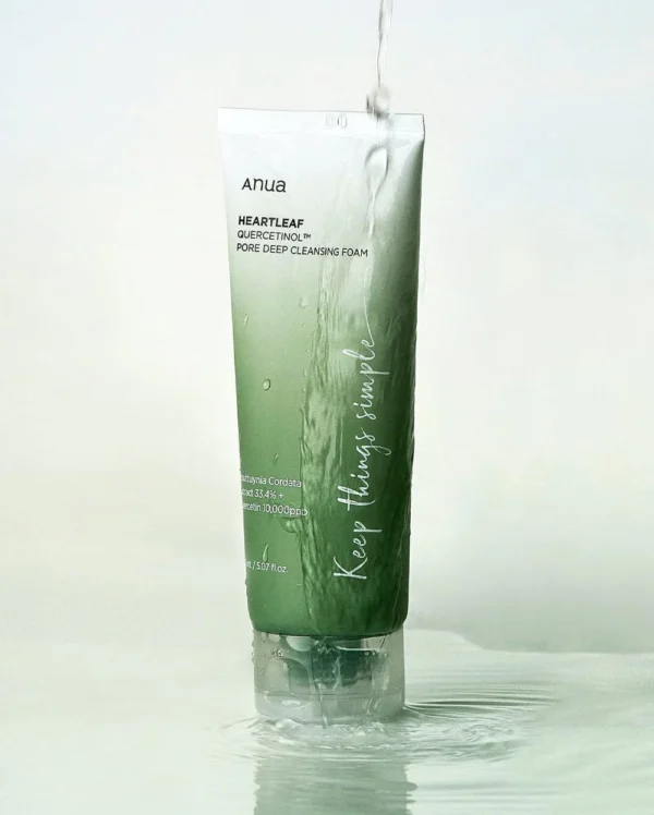 ANUA Heartleaf BHA Pore Deep Cleanser – Soothing Facial Cleanser with Quercetinol for Clear, Balanced Skin - Image 3