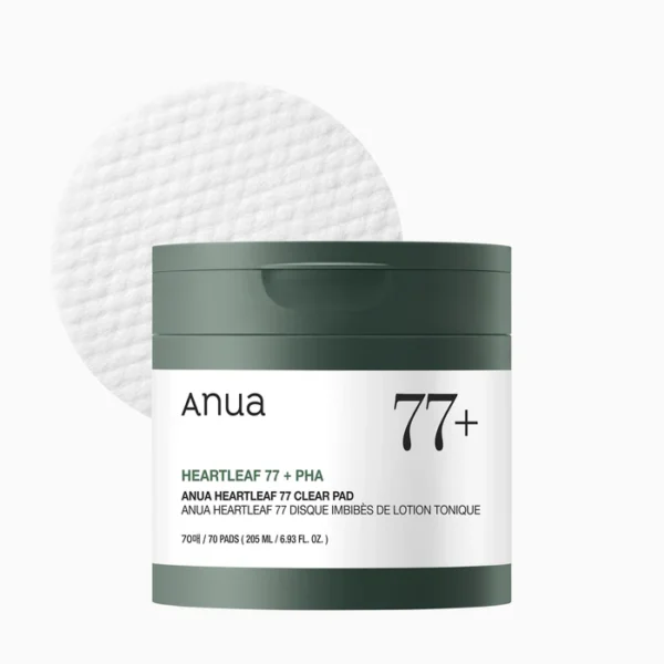 ANUA Heartleaf 77% Toner Pads – Soothing & Mild Exfoliating Facial Pads for Calm, Glass-Like Skin - Image 4