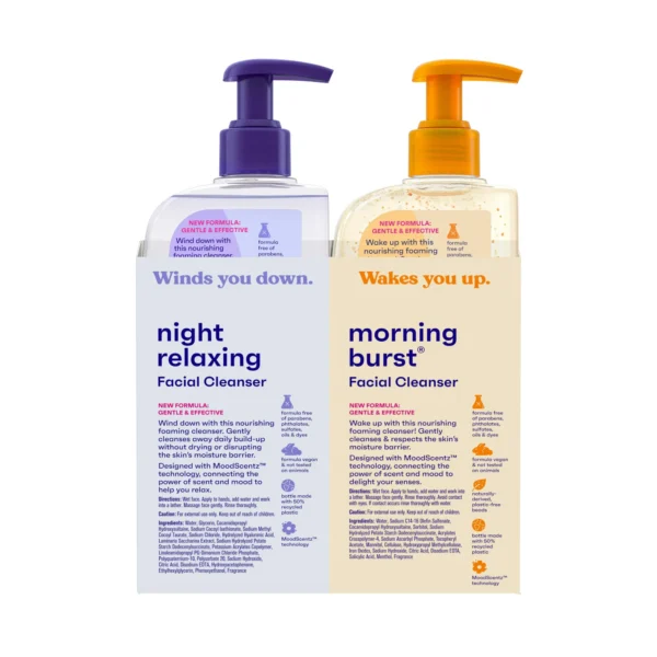 Clean & Clear Oil-Free Facial Cleanser, 2-Pack – Daily Deep Cleanser for Clearer, Refreshed Skin - Image 2