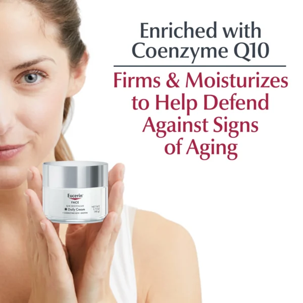 Eucerin Q10 Anti-Wrinkle Face Cream – Gentle Daily Moisturizer for Sensitive Skin - Image 5
