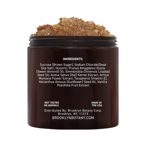 Brooklyn Botany Brown Sugar Body Scrub – Exfoliating & Moisturizing Face and Body Treatment - Image 4
