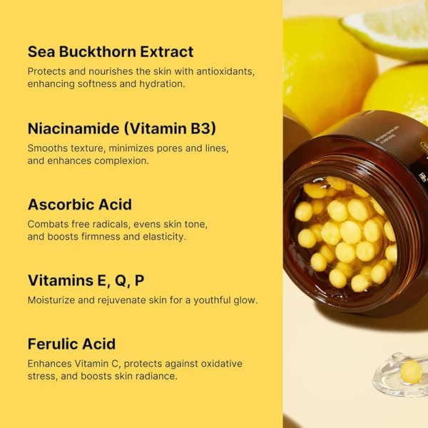Medicube Deep Vitamin C Capsule Cream – Brightening & Firming Moisturizer with Encapsulated Pure Vitamin C - Image 4