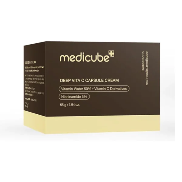 Medicube Deep Vitamin C Capsule Cream – Brightening & Firming Moisturizer with Encapsulated Pure Vitamin C - Image 2