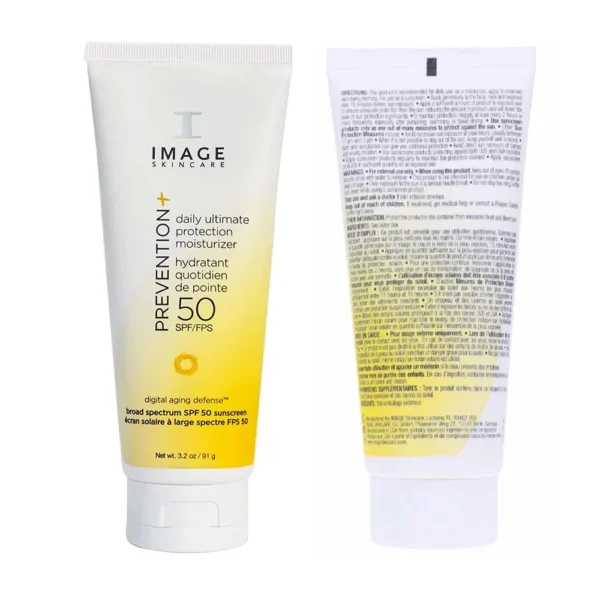 IMAGE Skincare PREVENTION+ Daily Ultimate Protection Moisturizer SPF 50 – Hydrating Face Sunscreen Lotion - Image 2