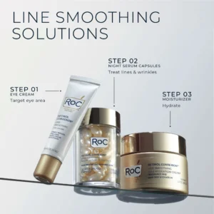 RoC Night Serum Capsules (30 CT) & RoC Retinol Capsules (7 CT): Intense Hydration & Anti-Aging Power Duo