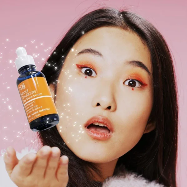 SeoulCeuticals Korean Vitamin C Serum – Brightening & Anti-Aging Skin Care with 20% Vitamin C and Hyaluronic Acid - Image 4