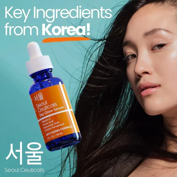 SeoulCeuticals Korean Vitamin C Serum – Brightening & Anti-Aging Skin Care with 20% Vitamin C and Hyaluronic Acid - Image 6