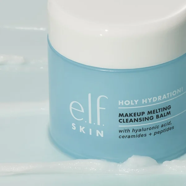 e.l.f. SKIN Holy Hydration! Makeup Melting Cleansing Balm – Nourishing Face Cleanser for All Skin Types - Image 4