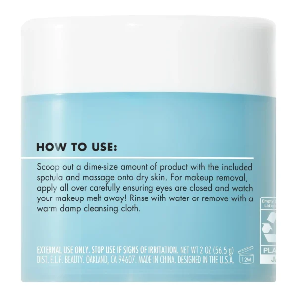 e.l.f. SKIN Holy Hydration! Makeup Melting Cleansing Balm – Nourishing Face Cleanser for All Skin Types - Image 6
