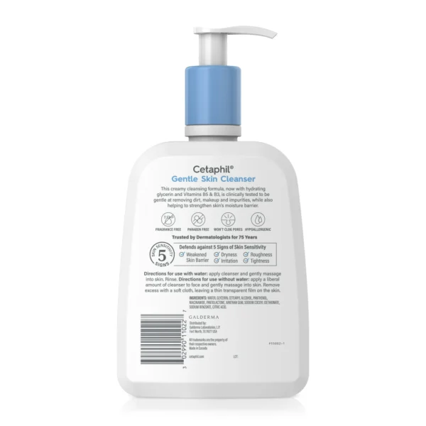 Cetaphil Gentle Skin Cleanser – Daily Facial Cleanser for Dry to Normal, Sensitive Skin - Image 2