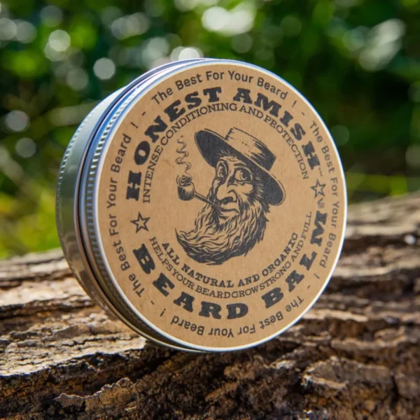 Honest Amish Beard Balm – Leave-In Conditioner Made with Natural & Organic Ingredients - Image 3