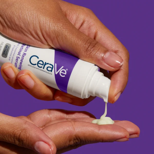 CeraVe Resurfacing Retinol Serum – Gentle Retinol Serum for Face with Ceramides & Niacinamide - Image 2