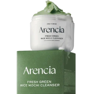 Korean Rice Mochi Face Cleanser – 3-in-1 Foaming Cleanser, Face Mask, and Gentle Scrub for Smooth, Radiant Skin