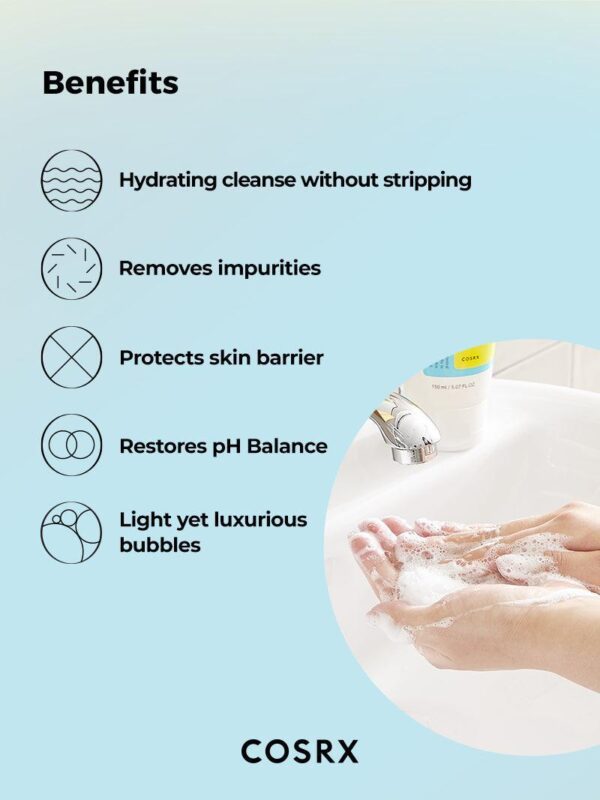 COSRX Low pH Good Morning Gel Cleanser – Gentle Daily Face Wash for Balanced, Clear Skin - Image 5