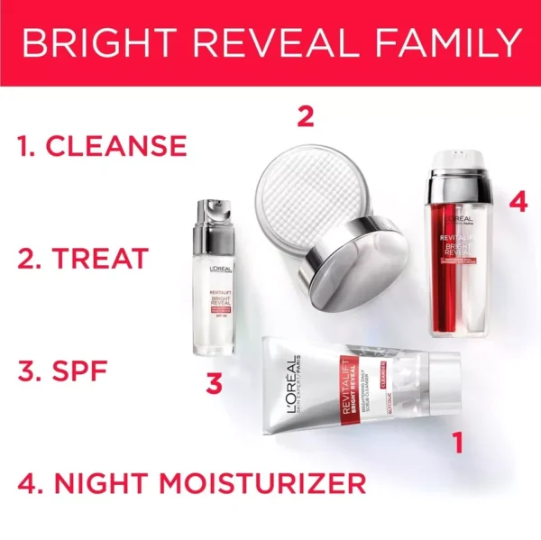 L’Oréal Paris Revitalift Bright Reveal Facial Cleanser – Anti-Aging Exfoliating Cleanser for Radiant, Youthful Skin - Image 4