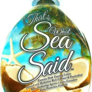 That’s What Sea Said Tanning Lotion – Dark Tanning Accelerator with Skin-Nourishing Ingredients