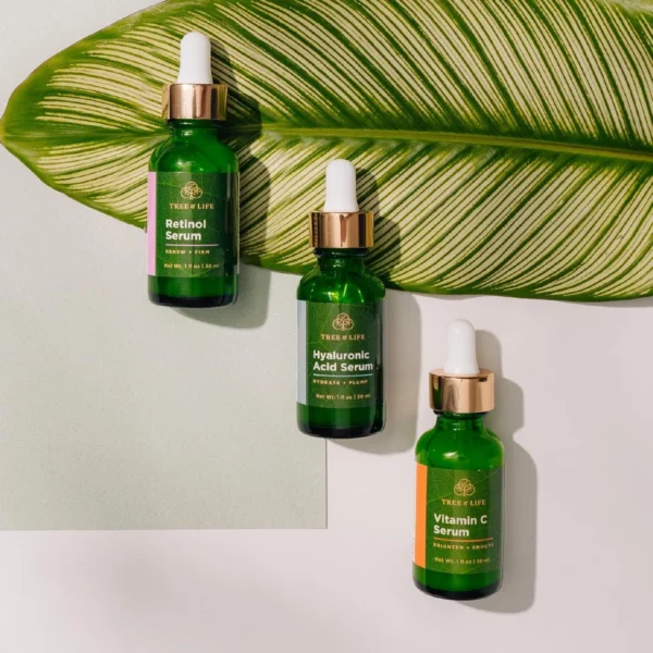 Tree of Life Vitamin C Serum – Brightening & Anti-Aging Serum with Hyaluronic Acid and Vitamin E - Image 3