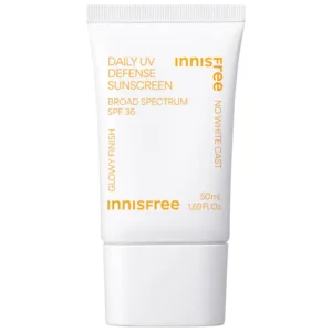 Innisfree Daily UV Defense Sunscreen SPF 36 – Lightweight, Hydrating Broad Spectrum Protection with Green Tea Extract