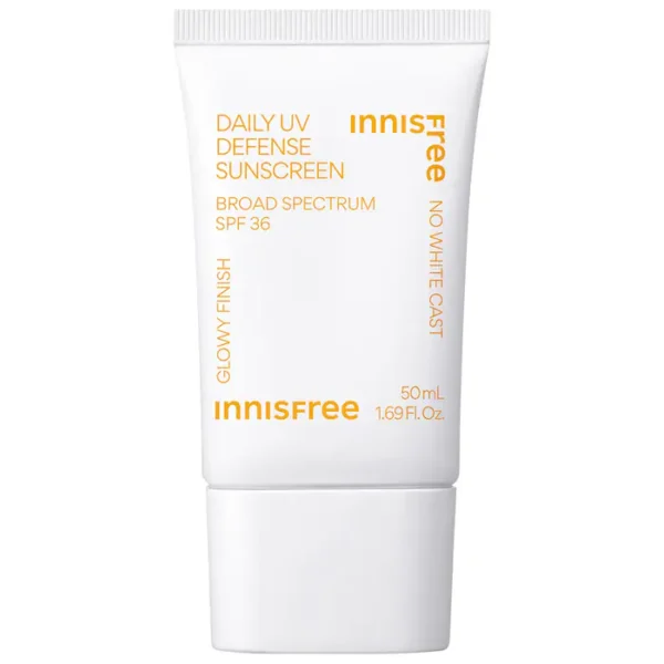 Innisfree Daily UV Defense Sunscreen SPF 36 – Lightweight, Hydrating Broad Spectrum Protection with Green Tea Extract