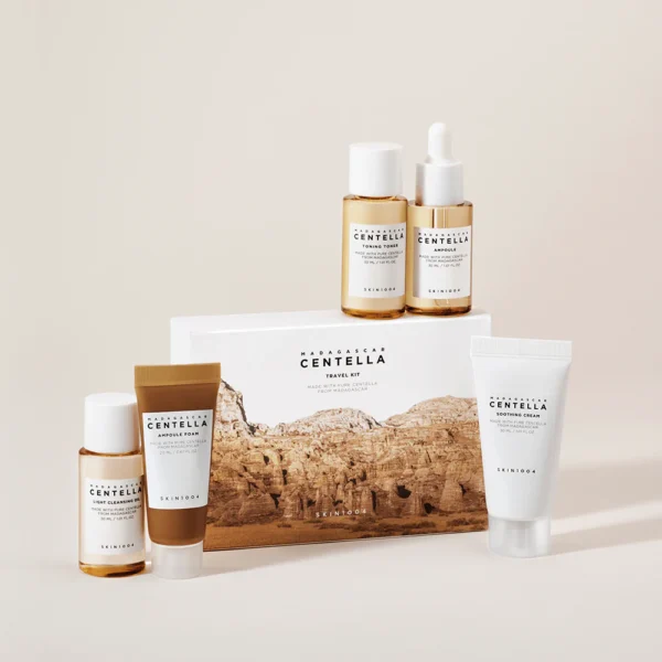 SKIN1004 Madagascar Centella Travel Kit – 5-Piece Set for Sensitive Skin (Toner, Ampoule, Soothing Cream, Cleansing Oil & Ampoule Foam) - Image 9