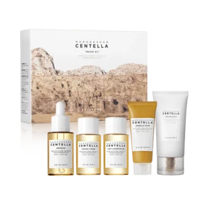 SKIN1004 Madagascar Centella Travel Kit – 5-Piece Set for Sensitive Skin (Toner, Ampoule, Soothing Cream, Cleansing Oil & Ampoule Foam)