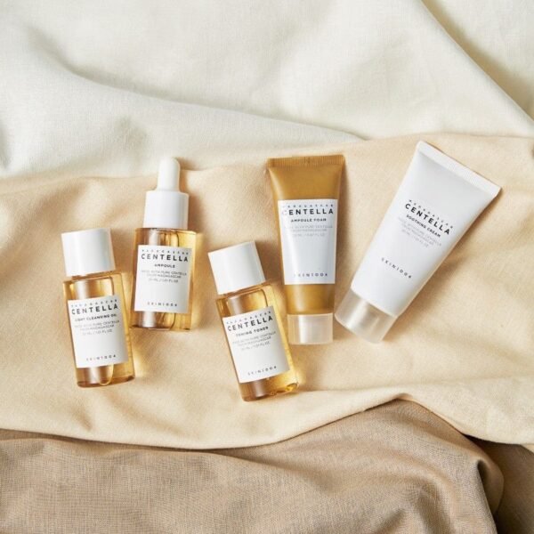 SKIN1004 Madagascar Centella Travel Kit – 5-Piece Set for Sensitive Skin (Toner, Ampoule, Soothing Cream, Cleansing Oil & Ampoule Foam) - Image 8