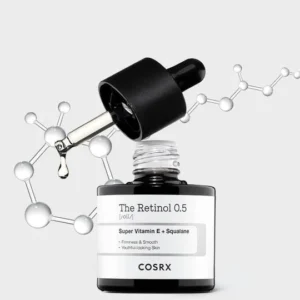COSRX Retinol 0.5 Oil – Super Vitamin E + Squalane Anti-Aging Oil for Smoother, Youthful Skin
