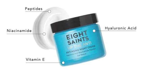 Eight Saints Anti-Aging Cream – Rejuvenating Moisturizer for Wrinkles, Firmness, and Radiance - Image 2