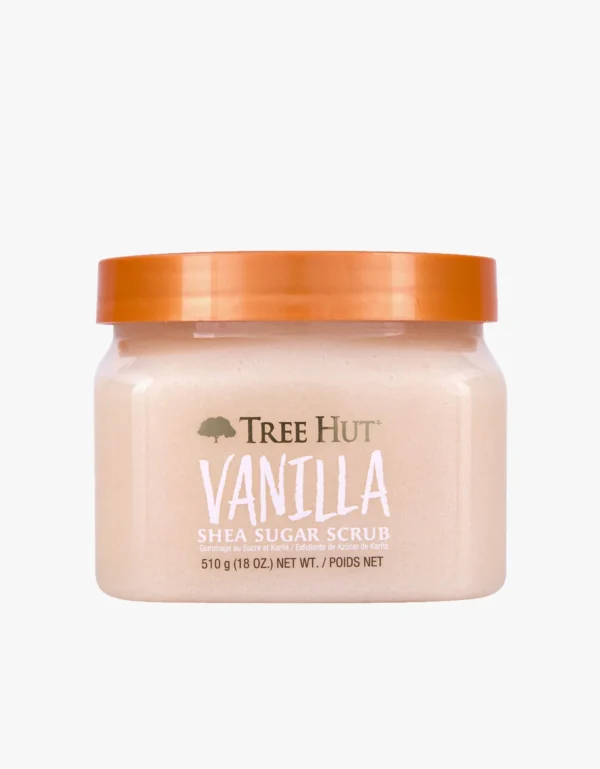 Tree Hut Vanilla Shea Sugar Body Scrub – Exfoliating & Hydrating Scrub for Soft, Glowing Skin