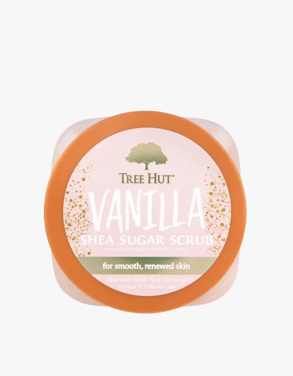 Tree Hut Vanilla Shea Sugar Body Scrub – Exfoliating & Hydrating Scrub for Soft, Glowing Skin - Image 5